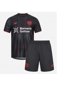 Fotbalové Dres Bayer Leverkusen Dětské Domácí Oblečení 2025-26 Krátký Rukáv (+ trenýrky)